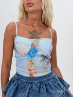 Top cu imprimeu floral - imagine 9