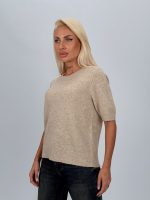 Pulover din lână cu decolteu rotund - imagine 2