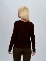 Pulover cardigan cu nasturi inimă - imagine 6