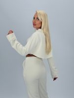Set 3 piese din jerse cu butoni argintii - imagine 6