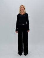 Pantalon evazat din catifea - imagine 10