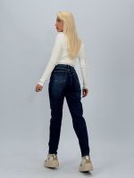 Jeans | Blug slim fit cu ștrasuri - imagine 4