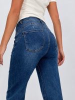 Jeans | Blug loose fit basic albastru - imagine 3