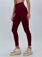 Pantalon colant plușat cu fermoar - imagine 13