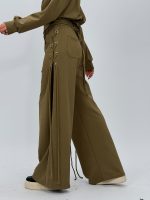 Set din jerse cu hanorac corsetat și pantalon - imagine 13