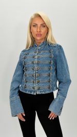 Jachetă de jeans napoleon - imagine 5