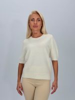 Pulover din lână cu decolteu rotund - imagine 8