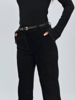 Pantalon evazat din catifea - imagine 12