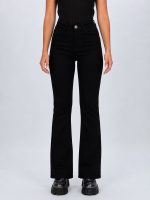 Pantalon push-up evazat negru