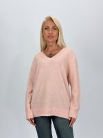 Pulover din lână cu decolteu in V - imagine 9