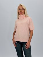 Pulover helancă din lână cu mânecă scurtă - imagine 7