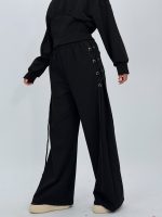 Set din jerse cu hanorac corsetat și pantalon - imagine 27