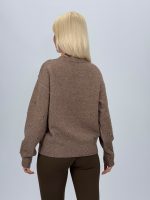 Pulover din tricot cu ștrasuri aplicate - imagine 10