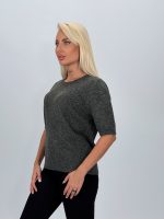 Pulover din lână cu decolteu rotund - imagine 14
