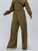 Set din jerse cu hanorac corsetat și pantalon - imagine 12