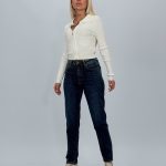 Jeans | Blug slim fit cu ștrasuri