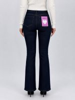 Jeans | Blug push-up evazat indigo - imagine 2