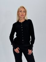 Cardigan din tricot cu nasturi aurii - imagine 16
