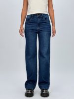 Jeans loose fit basic albastru