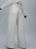 Set din jerse cu hanorac corsetat și pantalon - imagine 5
