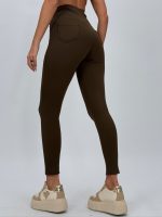 Pantalon colant plușat cu fermoar - imagine 18