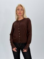 Cardigan din tricot cu nasturi aurii - imagine 10