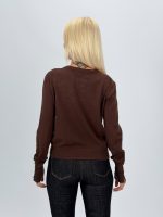 Cardigan din tricot cu nasturi aurii - imagine 12