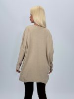 Pulover din tricot cu broderie tip mileu - imagine 4