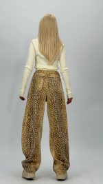 Jeans | Blug wide leg imprimat - imagine 8