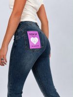 Jeans | Blug push-up evazat nisipiu - imagine 3