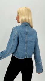 Jachetă de jeans napoleon - imagine 8
