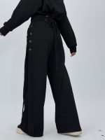 Set din jerse cu hanorac corsetat și pantalon - imagine 28