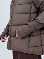Jachetă din fâș cu mâneci din tricot - imagine 10