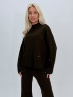 Set pantalon și pulover maletă din tricot - imagine 16