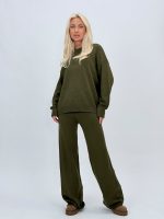 Set pulover și pantalon din tricot cu paiete - imagine 18