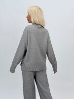 Set pantalon și pulover maletă din tricot - imagine 34