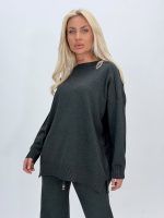 Set pantalon și bluză din tricot - imagine 18