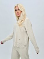 Set pantalon și pulover maletă din tricot - imagine 3