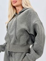 Set hanorac și pantalon cu ștrasuri - imagine 29