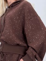 Set hanorac și pantalon cu ștrasuri - imagine 15
