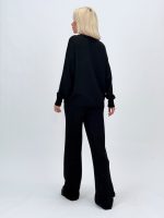 Set pulover și pantalon din tricot cu paiete - imagine 16