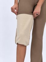 Pantalon colant plușat evazat - imagine 7
