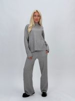 Set pantalon și pulover maletă din tricot - imagine 28