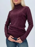 Pulover helancă cu lurex - imagine 19