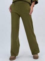 Set pantalon și pulover cu mânecă 3/4 din tricot - imagine 34
