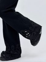 Set pulover și pantalon din tricot cu broderie - imagine 27