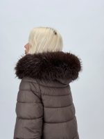 Jachetă din fâș cu mâneci din tricot - imagine 12