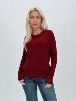 Pulover din tricot cu model torsade și lurex - imagine 5