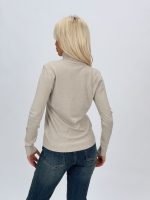 Pulover cu lurex în nuanță roz feminină