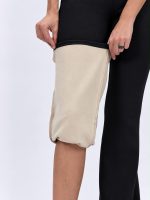 Pantalon colant plușat evazat - imagine 4